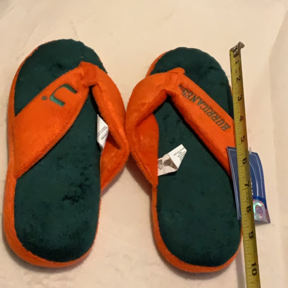 University of Miami Hurricane Slippers